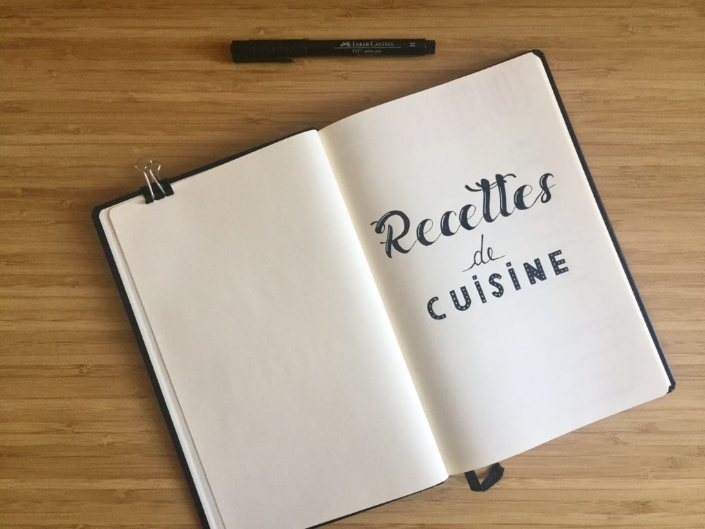 Livre de recettes en bois personnalisé Livre de cuisine Journal